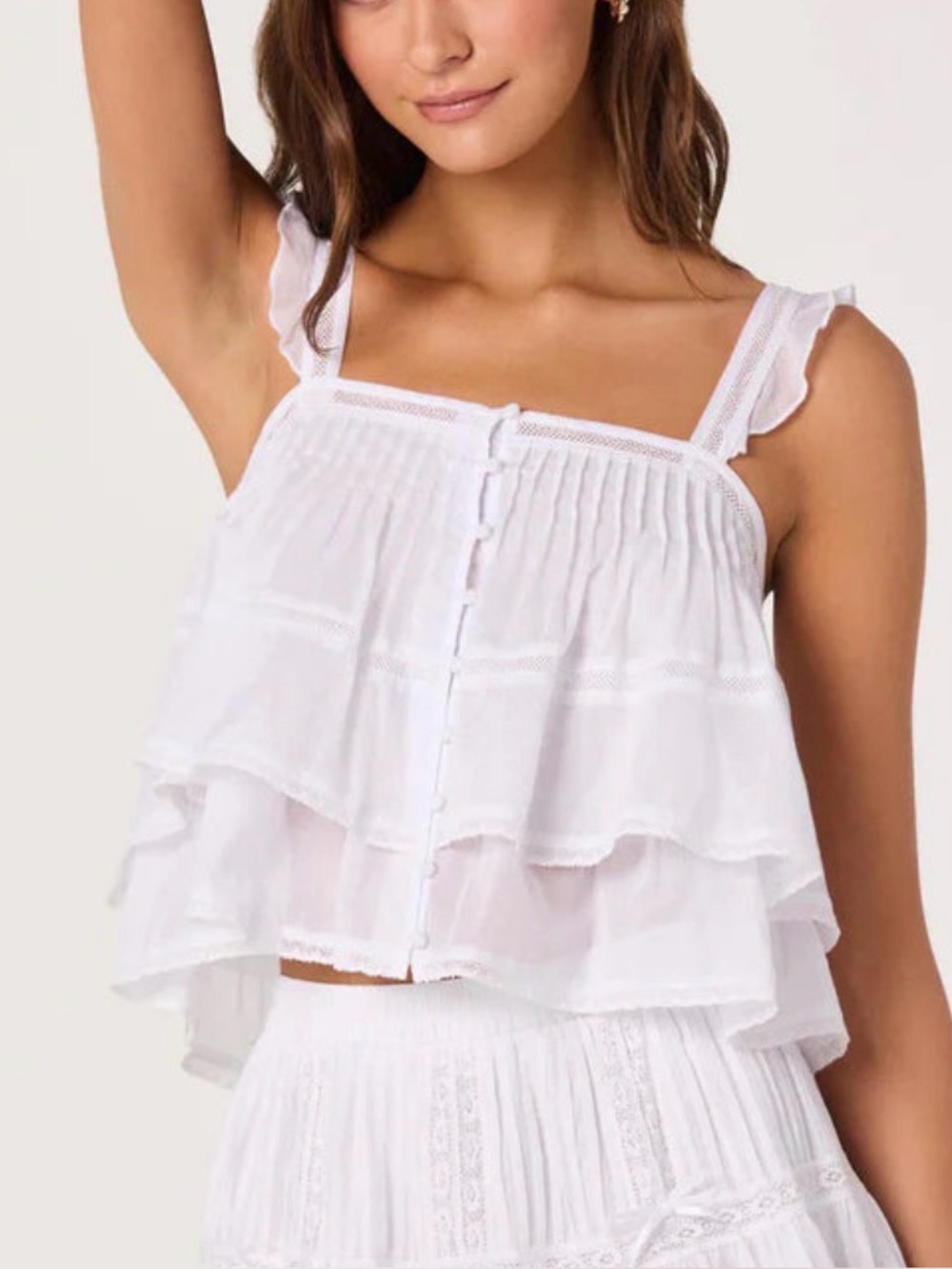 Delia White Top |ASTR